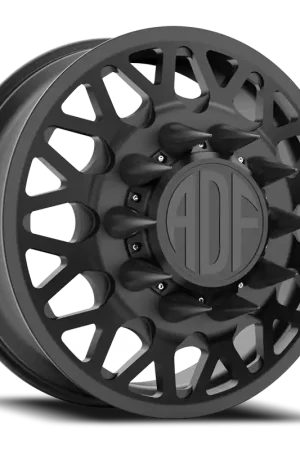 Adf Hot Shot Dually Wheel 28x8.25 8x210 Satin Black 132mm - MINIMUM PURCHASE OF 4 - FREE T-SHIRT INCLUDED! Luxury
