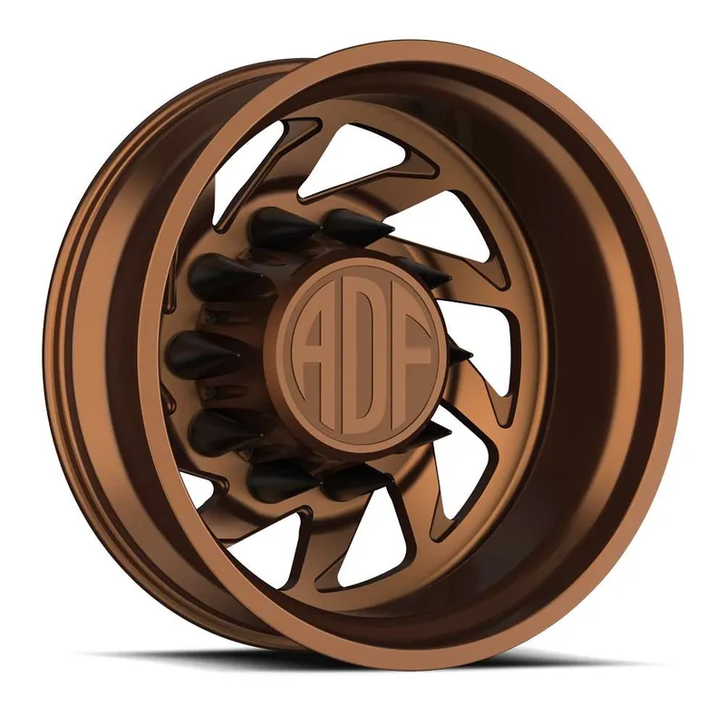 High Quality Adf Contractor Right Dually Wheel 24x8.25 8x200 Bronze -167mm - MINIMUM PURCHASE OF 4 - FREE T-SHIRT INCLUDED!
