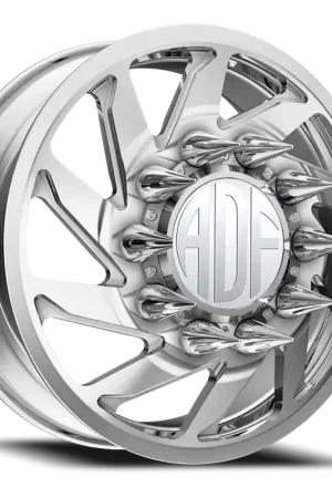 Adf Contractor Left Dually - Wheel 28x8.25 8x165.1 Polished 132mm - MINIMUM PURCHASE OF 4 - FREE T-SHIRT INCLUDED! Flash Sale