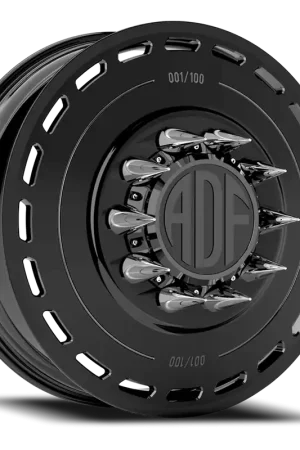 Order Now Adf Ltd Dually - Wheel 28x8.25 8x165.1 Gloss Black 132mm - MINIMUM PURCHASE OF 4 - FREE T-SHIRT INCLUDED!