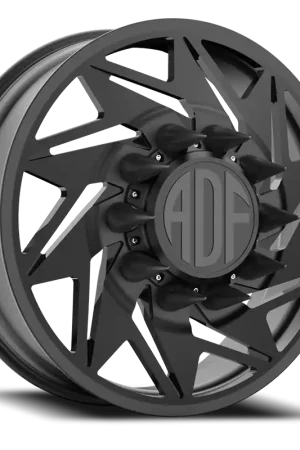 Seasonal Sale Adf Flex Left Dually Wheel 22x8.25 8x210 Satin Black 144mm - MINIMUM PURCHASE OF 4 - FREE T-SHIRT INCLUDED!