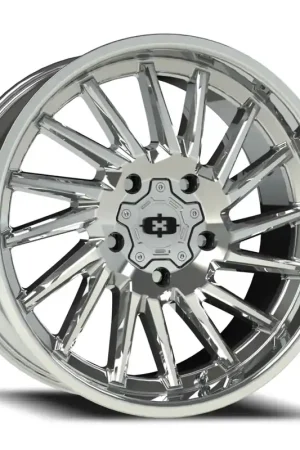 Get Yours Vision Rapier 306 Wheel 22x10 5x139.7 Chrome -19mm - FREE T-SHIRT INCLUDED!