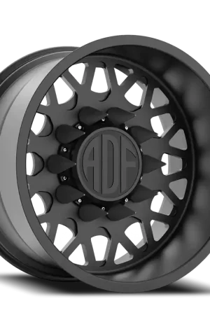 Fast Shipping Adf Hot Shot Dually Wheel 24x12 8x200 Satin Black -40mm - MINIMUM PURCHASE OF 4 - FREE T-SHIRT INCLUDED!