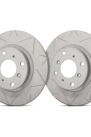 Worldwide Shipping SP Performance Rear Vented 8 Lug Peak Gray ZRC Brake Rotors PLA V55-055