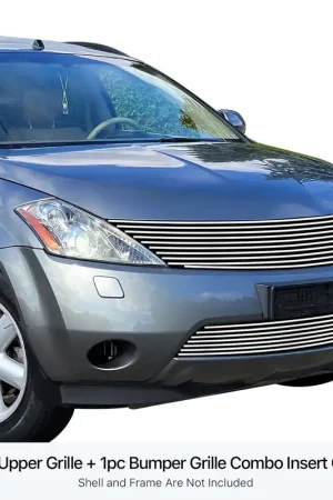 Exclusive APS Hairline Stainless Steel Billet Grille APS GR14HGH19C