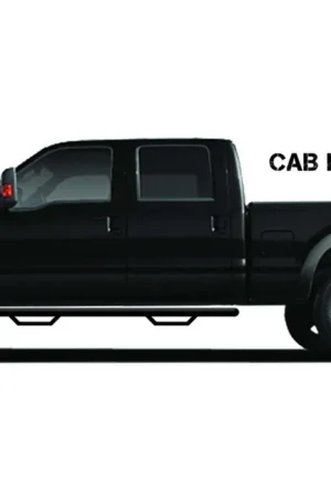 N-Fab T0777QC-TX Cab Length Nerf Step Bar 3" Black For Toyota Tundra Must Have