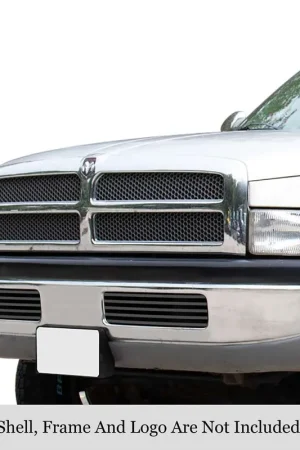 Last Chance APS Black Stainless Steel Billet Grille APS GR04HEJ35J