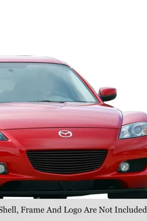 New Arrival APS Black Stainless Steel Billet Grille APS GR13FFB81J