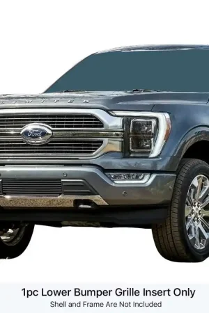 Best Choice APS Black Stainless Steel Billet Grille APS GR06FFB34J