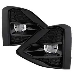 Spyder OEM Style Full LED Fog Lights w/OEM Fit Switch - Clear FCLH 5087096 Premium