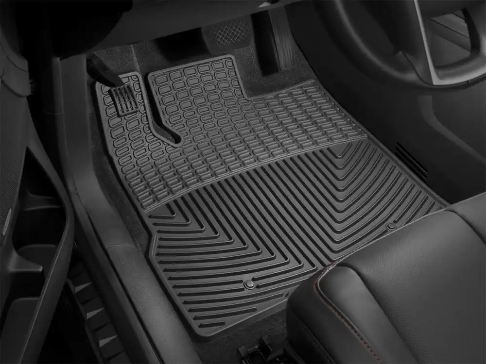 Weathertech All Weather Floor Mats Black Front BHTJ W407 Weekend Sale