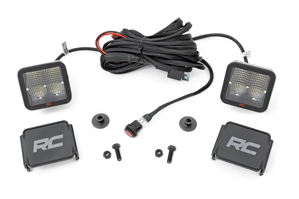 Don’t Miss Out Rough Country LED Light - Ditch Mount - 2 Inch Spectrum Pair - Spot Pattern - Ford Bronco 21-23 DHTP 82047