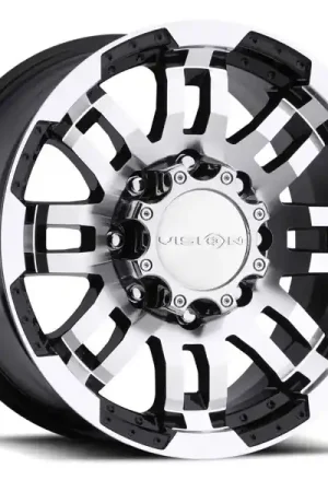 Vision Wheels Warrior 375 Gloss Black Machined Face 17x8.5 25mm Offset 6x135 Best Choice