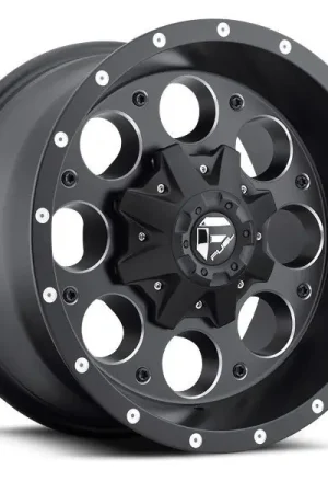 Fuel Offroad Wheels Revolver D525 Matte Black Milled 15x8 -18mm Offset 5x114.3 (5x4.5),5x120.7 (5x4.75) Last Chance