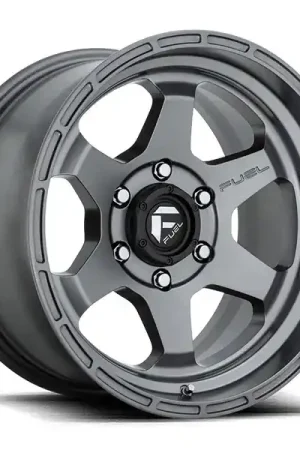 Fuel Offroad Wheels Shok D665 Anthracite 18x9 20mm Offset 6x139.7 (6x5.5) Trusted Brand