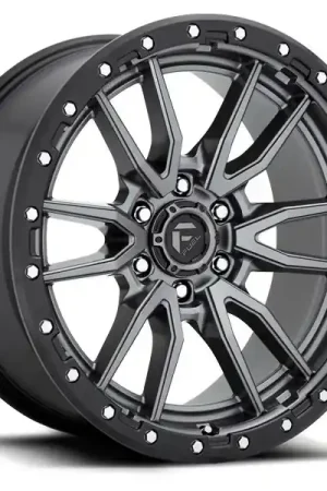 Fuel Offroad Wheels Rebel D680 Matte Anthracite Black Lip 20x10 -18mm Offset 6x139.7 (6x5.5) Holiday Sale