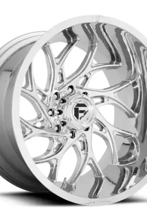 High Quality Fuel Offroad Wheels Runner D740 Chrome 22x10 -18mm Offset 8x180