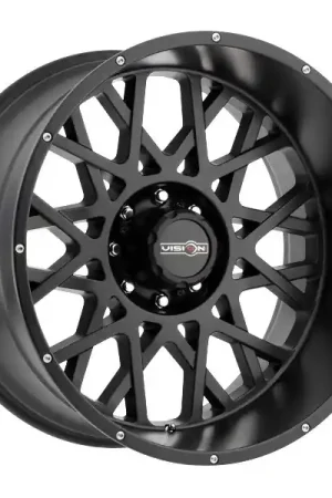 Vision Wheels Rocker 412 Satin Black 20x10 -25mm Offset 8x170 Get Yours