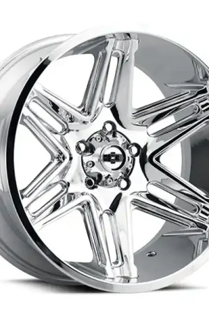 Best Seller Vision Wheels Razor 363 Chrome 22x12 -51mm Offset 5x139.7 (5x5.5)