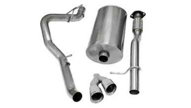 Place Order Corsa 09-13 Chevrolet Suburban 1500 5.3L V8 Polished Sport Cat-Back Exhaust - 14914