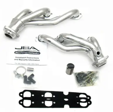 JBA 88-95 GM Truck 4.3L V6 w/o A.I.R. Injection 1-1/2in Primary Silver Ctd Cat4Ward Header - 1840SJS Fan Favorite