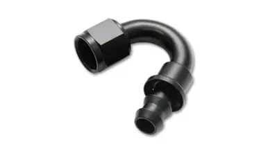 Premium Vibrant -4AN Push-On 150 Degree Hose End Fitting - 22504