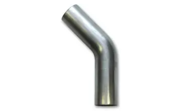 Vibrant 3in O.D. T304 SS 45 deg Mandrel Bend 6in x 6in leg lengths (5in Centerline Radius) - 13102 Limited Edition