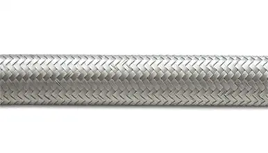Deal Vibrant -16 AN SS Braided Flex Hose (10 foot roll) - 11923