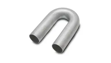 Shop Now Vibrant 180 Degree Mandrel Bend 1.625in OD x 6in CLR 304 Stainless Steel Tubing - 18286