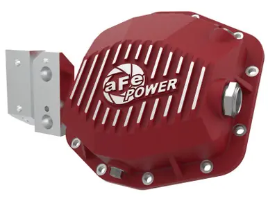 aFe 20-23 Jeep Gladiator JT (Dana M220) Pro Series Rear Differential Cover Red w/ Machined Fins - 46-71190R Next Day Delivery