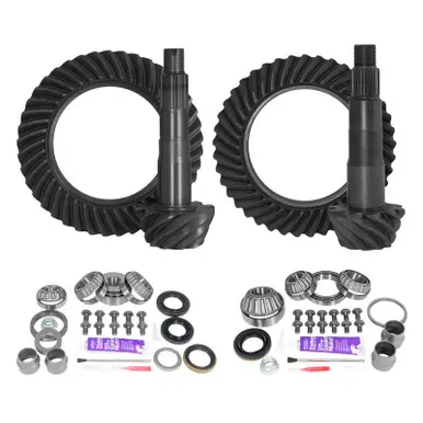 Yukon Gear Ring & Pinion Gear Kit Package Front & Rear with Install Kits - Toyota 8.2/8in. IFS - YGKT008-456LOC-4 Today Only