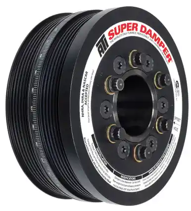 Same Day Shipping ATI Damper - 6.78in - Alum - (2) 6 Grv - Ford Coyote 5.0L - w/A/C Pulley - OEM Size - ATI918047