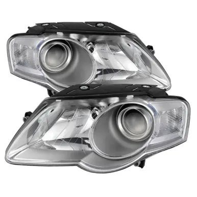 Xtune Volkswagen Passat 06-10 (Halogen Only) Projector Headlights Chrome HD-JH-VWPAT06-C - 9025570 Best Price