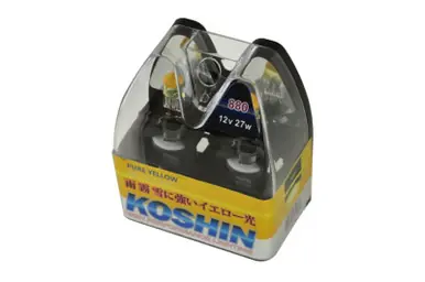 Xtune Koshin 880 Hyper Yellow Halogen Light Bulbs 12V 27W LB-KO-YELLOW-880YE - 5032980 Latest