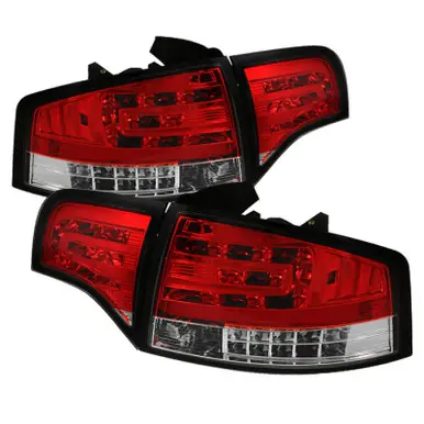 Spyder Audi A4 4Dr 06-08 LED Tail Lights Red Clear ALT-YD-AA406-G2-LED-RC - 5029294 Order Now