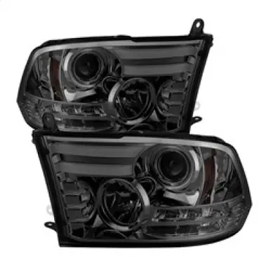 Spyder Dodge Ram 13-15 Projector Headlights Light Bar DRL Smoke PRO-YD-DR13-LBDRL-SM - 5081735 Hot Picks