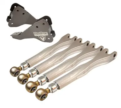 MaxTrac 17-19 Ford F-250/350 4WD Dually 0-6in Adaptive 4-Link Arm Kit - K853300-4 New Release