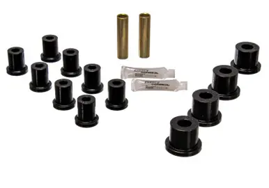 Luxury Energy Suspension Jeep Spring Bushing Set - Black - 2.2116G