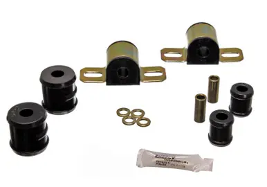 Get Yours Energy Suspension 67-81 Camaro Black 15/16 inch Bar One Bolt Clamp Style Rear Sway Bar Bushing Set - 3.5112G