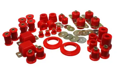 Latest Energy Suspension 05-13 Toyota Tacoma 4WD/Prerunner 2WD Red Hyper-Flex Master Bushing Set - 8.18113R