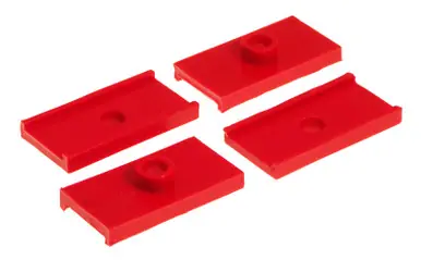 Prothane 62-74 MG Midget Leaf Spring Pad Kit - Red - 26-47084 Hassle-Free Returns
