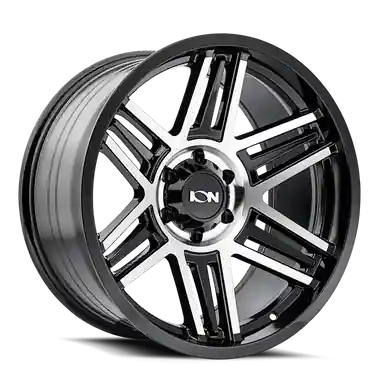 ION Type 147 17x9 / 8x170 BP / 0mm Offset / 125.2mm Hub Black/Machined Wheel - 147-7970BM0 Free Delivery