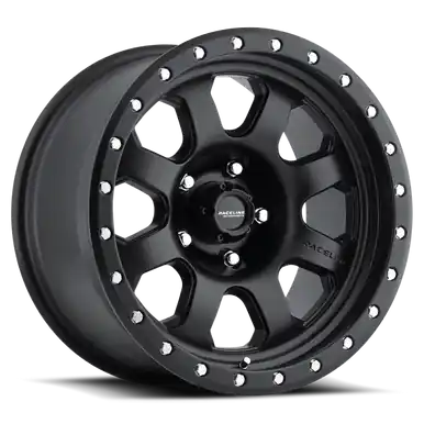 Direct From Factory Raceline 928B Monster 17x9in / 5x127 BP / -12mm Offset / 83.82mm Bore - Satin Black Wheel - 928B-79050-12