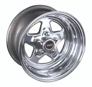 Best Seller Weld ProStar 15x10 / 5x4.75 BP / 3.5in. BS Polished Wheel - Non-Beadlock - 96-510276