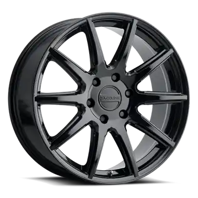 Mega Sale Raceline 159B Spike 20x8.5in / 5x139.7 BP / 15mm Offset / 106.5mm Bore - Gloss Black Wheel - 159B-28555+15