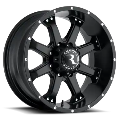Certified Raceline 991B Assault 20x9in / 5x139.7 BP / 18mm Offset / 106.5mm Bore - Satin Black Wheel - 991B-29055+18