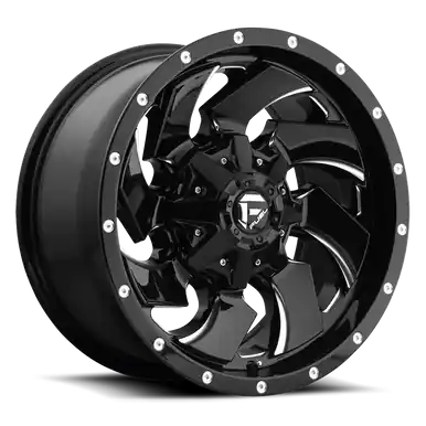 Fuel Off Road Model D574 CLEAVER Gloss Black & Milled 20X8.25 Luxury
