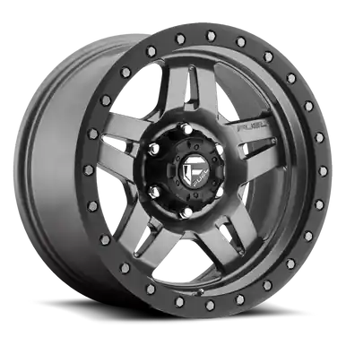 Special Offer Fuel Off Road Model D558 ANZA Matte Gunmetal with Black Bead Ring 15X10