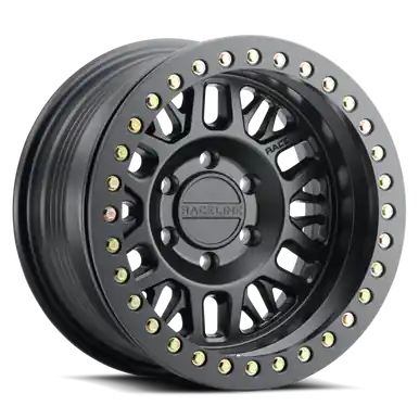 Raceline RT951B Ryno 17x9in / 6x139.7 BP / -38mm Offset / 106.1mm Bore - Satin Black Beadlock Wheel - RT951B-79060-38 Price Cut