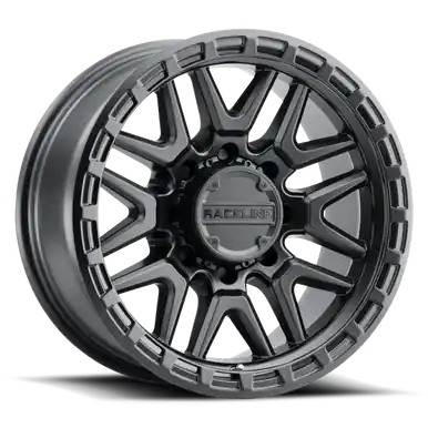Certified Raceline 953B Krank 18x9in / 8x170 BP / -12mm Offset / 125.2mm Bore - Satin Black Wheel - 953B-89081-12